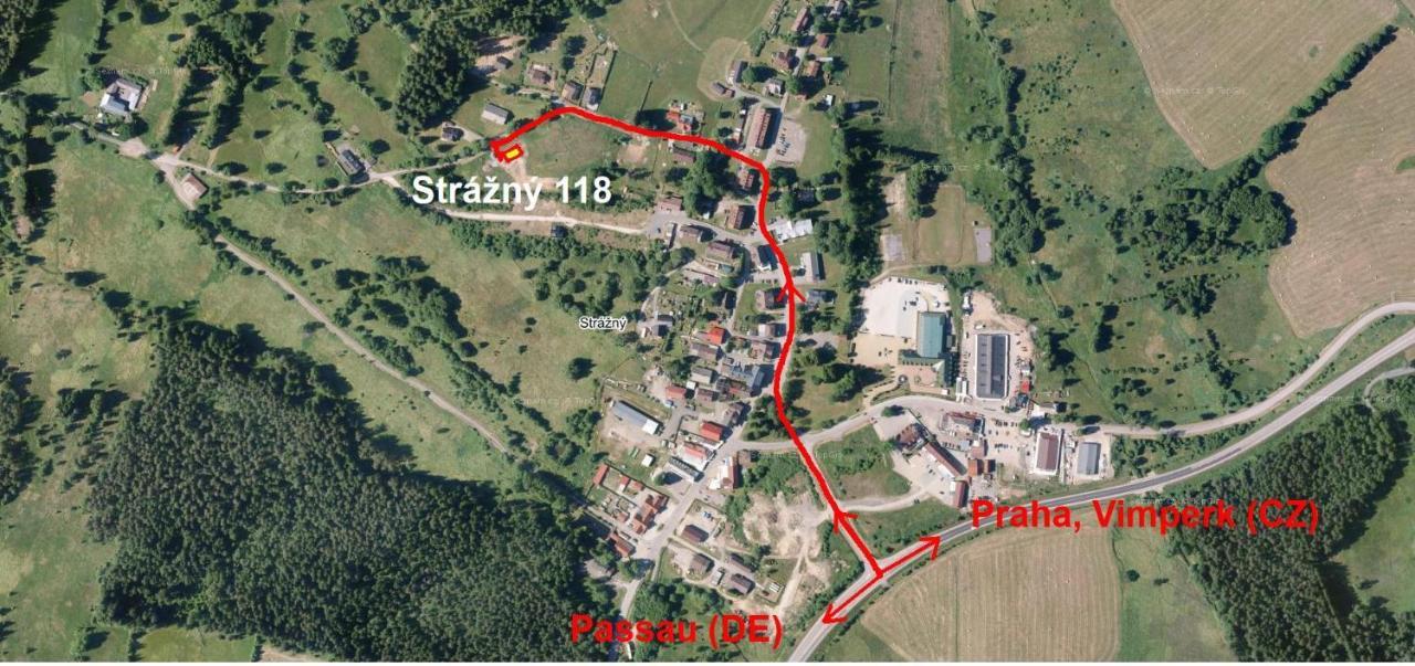 Apartmán u Lebedů Strázny Exterior foto